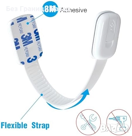 Нови Предпазни ленти за шкафове и уреди за защита на деца – 8 броя, снимка 4 - Други стоки за дома - 52219995