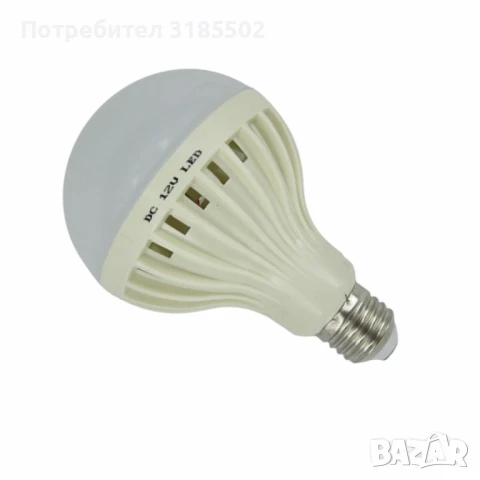 LED крушка 720LM 6400K 12V 12W E27, снимка 6 - Крушки - 51221378