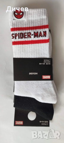 Чорапи Спайдърмен / Spider-man, снимка 2 - Подаръци за мъже - 52688191