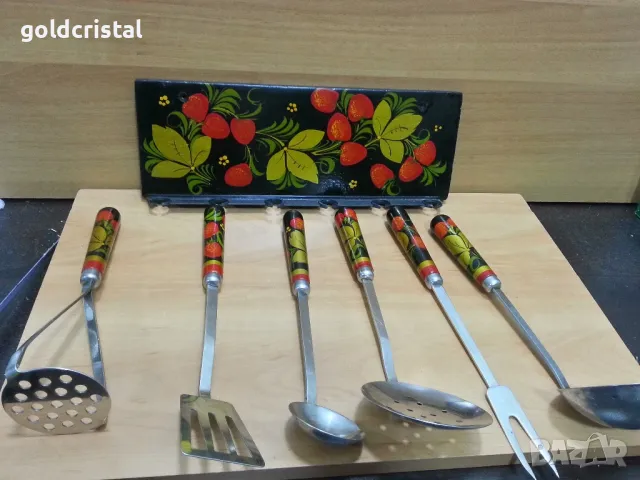 руски прибори за готвене сервиране хохлома 