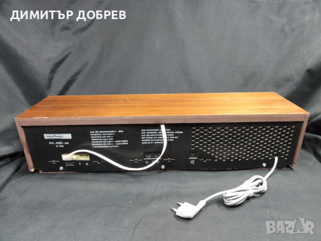 СТАР РЕТРО ТРАНЗИСТОРЕН РАДИОПРИЕМНИК НАСТОЛНО РАДИО NORDMENDE SPECTRA PHONIC , снимка 5 - Радиокасетофони, транзистори - 53591479