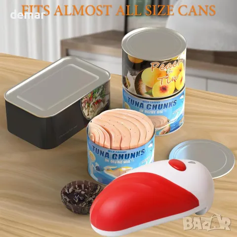 Електрическа отварачка за консерви, отварачка за консерви с един бутон, снимка 6 - Други стоки за дома - 49920371