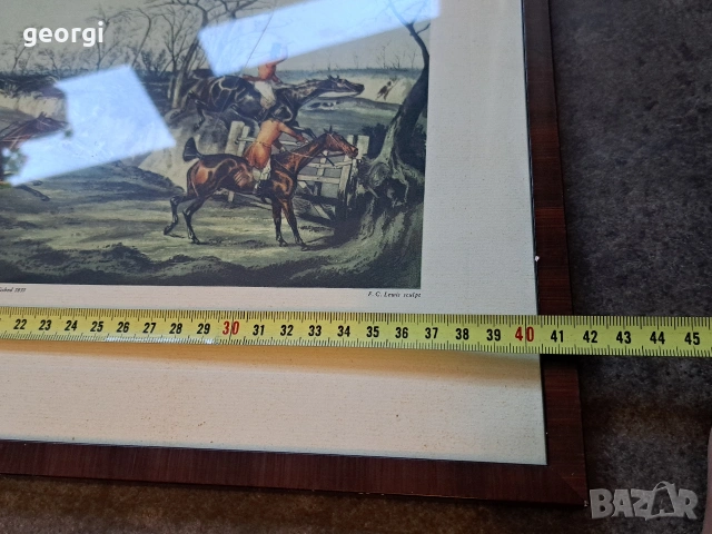 картина на ловна сцена 32/4, снимка 12 - Картини - 53159698