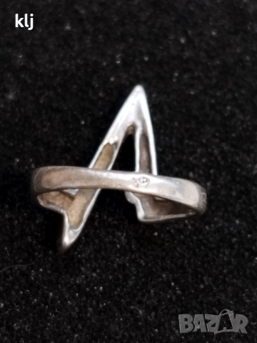 Дамски сребърен пръстен , снимка 3 - Пръстени - 45021482