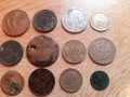 Лот стари български и чужди монети 