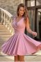 Дамска рокля розова, снимка 1 - Рокли - 45902147