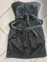 черна сатенена рокля Xs, снимка 1