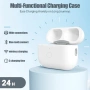 Нов USB-C заряден кейс за AirPods Pro 1/2 + QI безжично зареждане слушалки, снимка 3