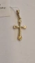 Златна Висулка Кръст 1.34гр 00902-26/2, снимка 2