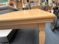 240377  НОВА трапезна маса 145/90 см -цена 130 евро или 254,26 лв хбб струговани крака , мдф плот 14, снимка 5