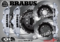 BRABUS надписи за капаци на спирачни апарати SSA-BR-S, снимка 3