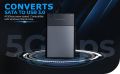 SABRENT USB 3.0 Lay-Flat докинг станция>2,5/3,5” HDD/SSD към SATA външен твърд диск/UASP (EC-DFLT), снимка 8