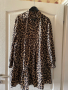 Нова разкошна ежедневна елегантна леопардова тигрова рокля волани , снимка 1 - Рокли - 45072416