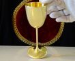 Месингова чаша,бокал 14 см. , снимка 1 - Антикварни и старинни предмети - 45204540