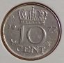 10 цента Холандия 1977, снимка 2