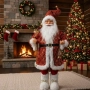 Внеси коледно вълшебство у дома – фигура на Дядо Коледа, която създава празнично настроение за секун, снимка 2