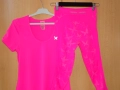 Розов спортен комплект топ и клин Kari Traa XS - S  Топът е в размер S, а клинът XS –S , снимка 3