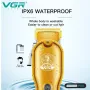Професионална машинка за подстригване VGR V-650 – Водоустойчива, с 2000mAh батерия и LCD дисплей, снимка 6