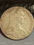 Сребърна монета талер 1780г. Мария Терезия Австро-Унгария рядка за КОЛЕКЦИЯ 52271, снимка 1
