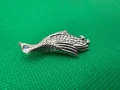 Сребърна брошка на птица - Тетреб / Глухар. №7452, снимка 5