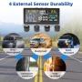 Нова Соларна TPMS система с HD дисплей и 5 аларми за коли и SUV 0-199psi, снимка 5