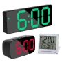 Светещ ЛЕД Часовник на Ток.Дигитален Будилник.Електрически Светещи Часовници/Будилници Големи Цифри, снимка 5
