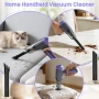 нова безжична Ръчна мини прахосмукачка и духалка 15000Pa за кола дом, снимка 3