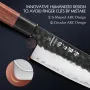 Кухненски нож HEZHEN Cuchillo Santoku de 7.3", снимка 8