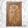 Дърворезбована икона на Св. Пантелеймон, снимка 4