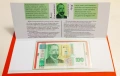 Банкнота 100 лв., 2018 в тестов БНБ холдер, снимка 1