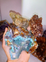 лот колекция минерали от България друза Кварц аметист кристали яспис галенит азурит ахат халцедон , снимка 11