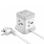 Разклонител XO WL20 - 4 x Sockets + 2 x USB-A + USB-C, 20W / Бял Баркод : 456505, снимка 2