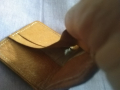 Малко портфейлче за пари и стотинки естествена кожа 95х85мм, снимка 4