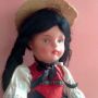 Колекционерска кукла народна носия Celluloid 29 см, снимка 18