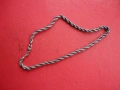 Сребърен синджир верижка верига 1, снимка 3