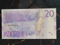 Банкнота - Швеция - 20 крони UNC | 2015г., снимка 2