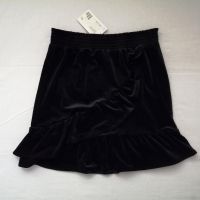 Monki нова дамска кадифена пола с висока талия р-р S-M, снимка 2 - Поли - 45092356