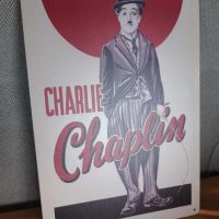 Charlie Chaplin-метална табела(плакет), снимка 3 - Декорация за дома - 45728353