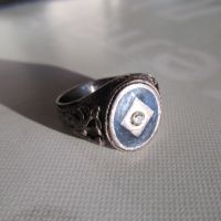 мъжки сребърен пръстен, снимка 2 - Пръстени - 39927051
