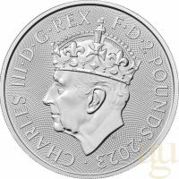 Сребърна монета от 1 унция Коронация на Крал Чарлз III, снимка 1 - Нумизматика и бонистика - 45204419