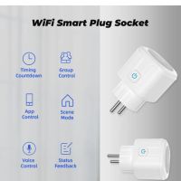 Смарт контакт Smart Plug WiFi EU 16A Работи с Alexa, Google Home, Alice ..., снимка 3 - Други стоки за дома - 44272940