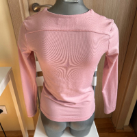 Дамска розова блуза с дълъг ръкав, снимка 8 - Блузи с дълъг ръкав и пуловери - 45057478