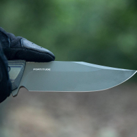 Нож с фиксирано острие Oknife Fortitude - Зелен D2 стомана с покритие Ceracote, снимка 12 - Ножове - 45008161