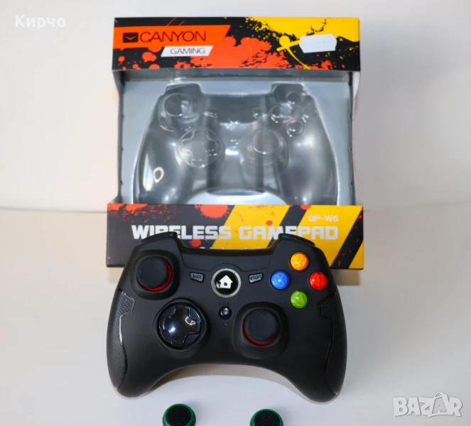 Контролер CANYON Gaming Wireless Gamepad - GP-W6, снимка 1