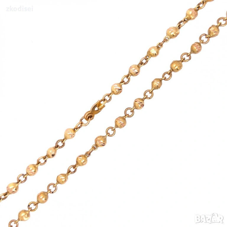 Златен синджир 15,96гр. 53,7см. 14кр. проба:585 модел:4766-1, снимка 1