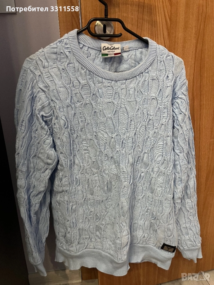 Carlo Colucci Пуловер - Бебе синьо / S, снимка 1