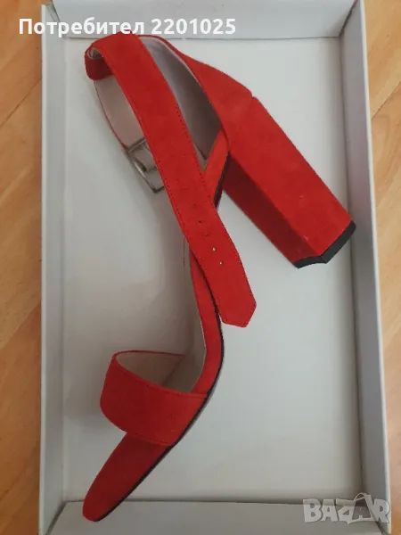 Сандали естествен велур , снимка 1