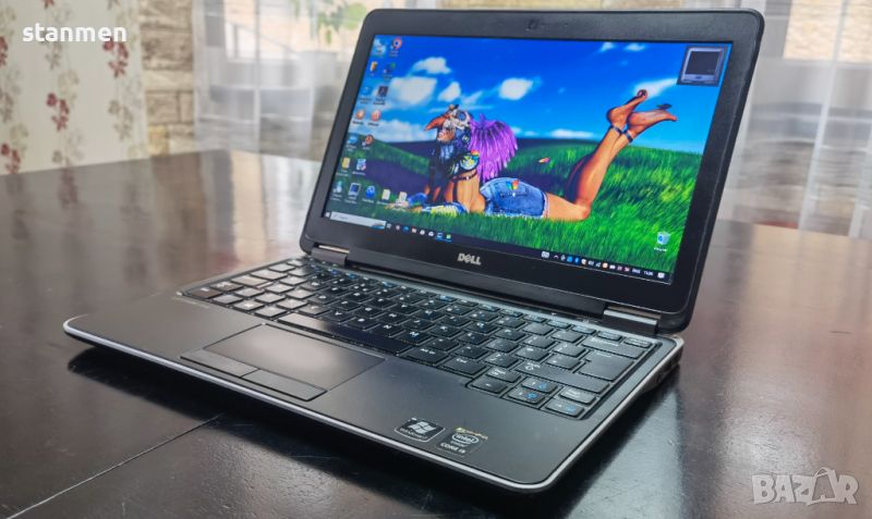 Продавам лаптоп Dell Latitude E7240/4x2.0ghzThr/мат12.5сКам/ssd128gb/4gb/4ч.Бат/Профилактиран, снимка 1