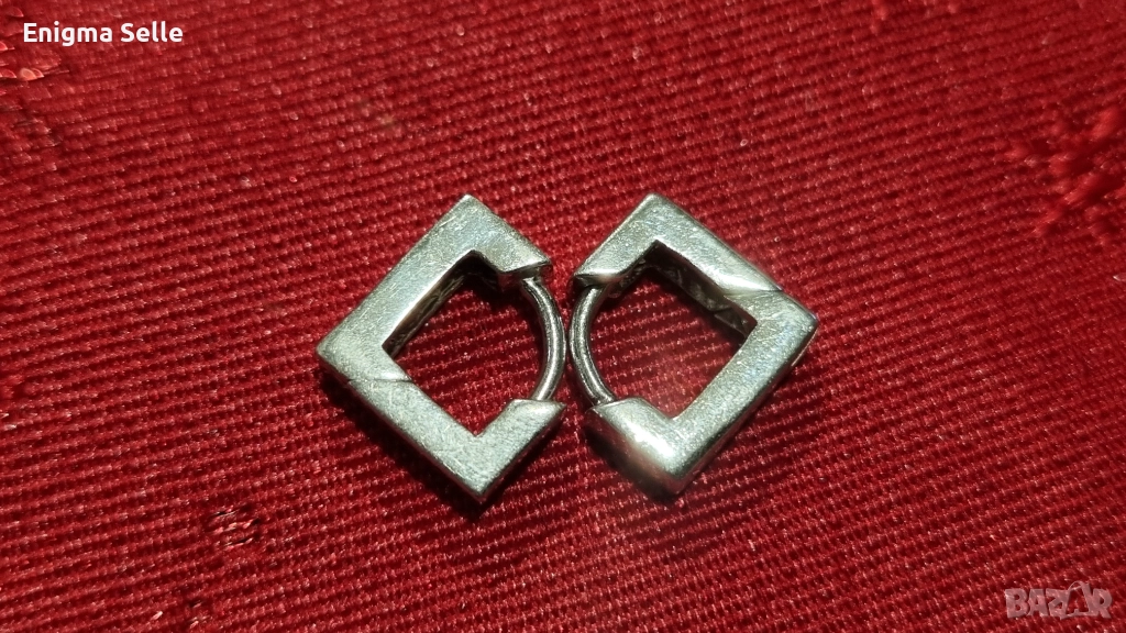 Сребърни обеци 925 проба, 2,86 гр, снимка 1