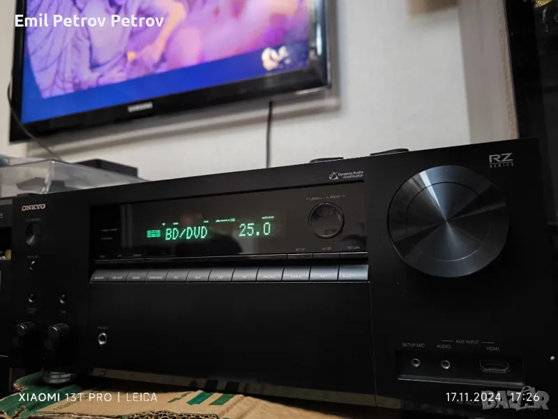 Промо ⭐ ⭐ ⭐ Onkyo TX-RZ710 7.2  4K,wifi,BT, Dolby Atmos , снимка 1